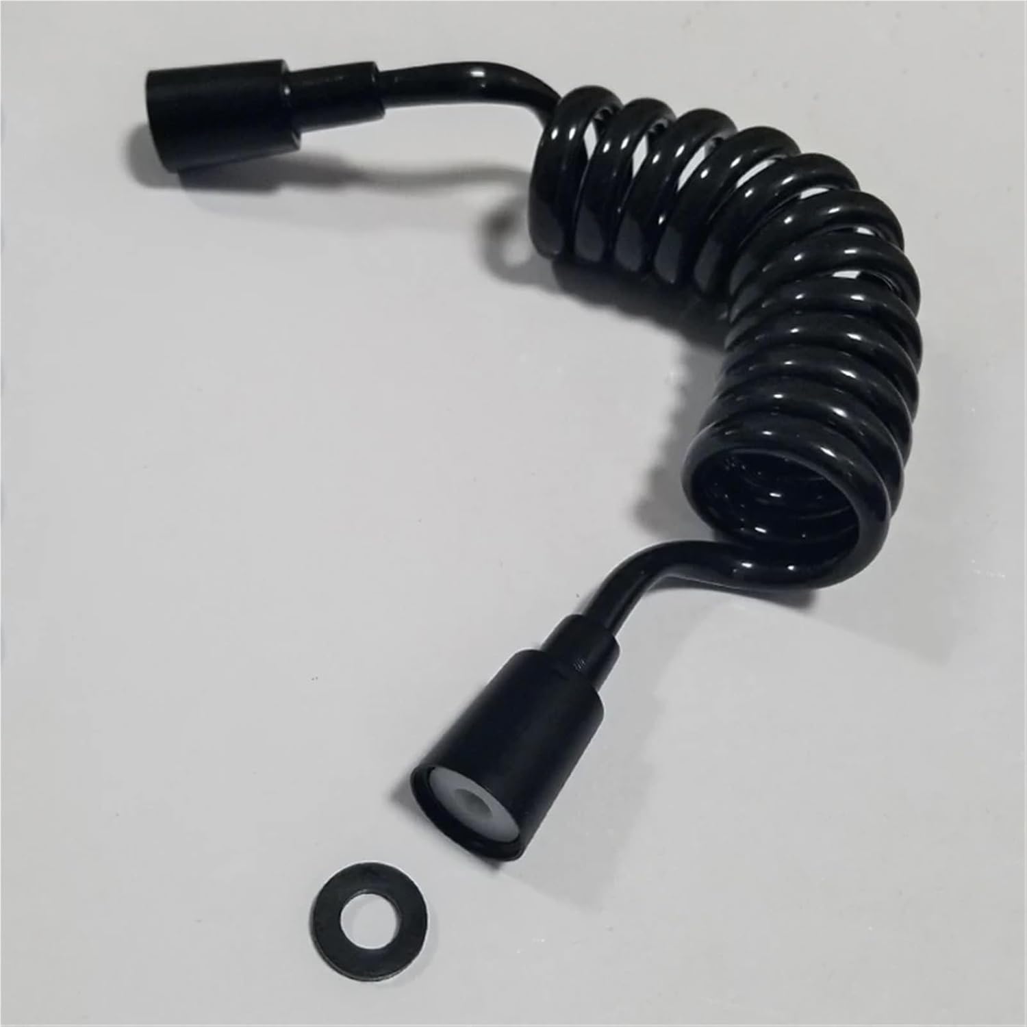 シャワーホース、 シャワーホース ブラック PVC 150cm/200cm 浴室トイレビデ用(150cm)