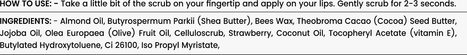 Beauty Brats Lip Scrub Beetroot 0.35 fl/oz