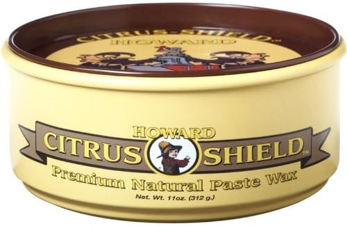 Howard Citrus Shield Paste Wax Walnut 11oz