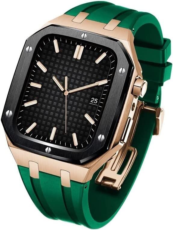 Bracelet de rechange homme et boîtier métal pour montre Apple 8