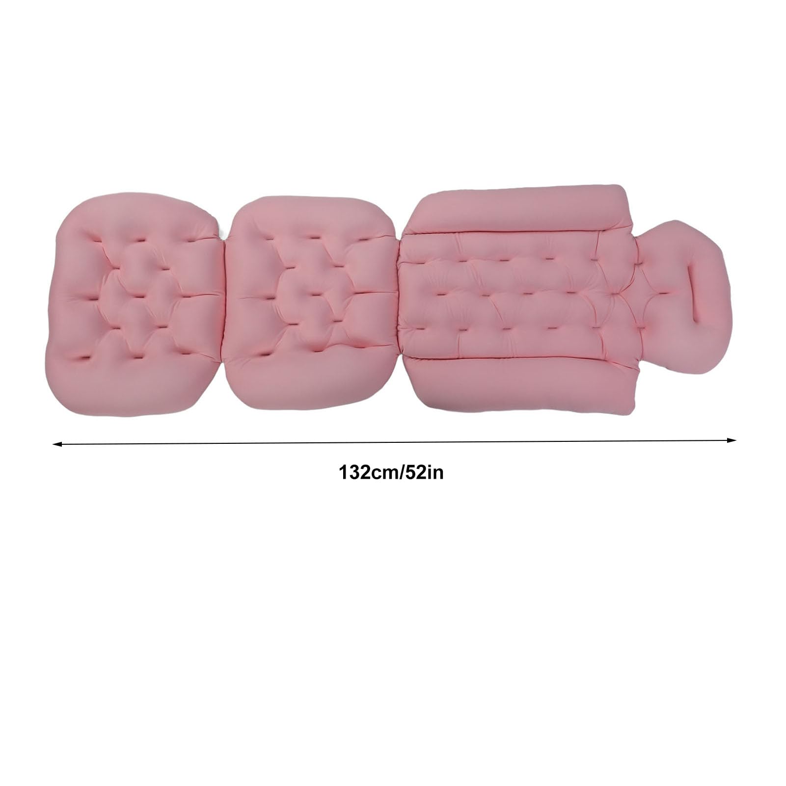 Almohada de Baño de Cuerpo Completo para Bañera, Cojín Grueso para Bañera con Fuertes Ventosas, Almohada de Lujo para Bañera, para Reposacabezas, Soporte para Cuello y Espalda