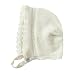 Toubaby Toddler Girl Autumn Winter Pink Lace Bonnet Baby Hats 0-18M (6-18M, white)