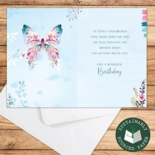 Happy Birthday Granddaughter with Lots of Love Premium Card Out of the Blue