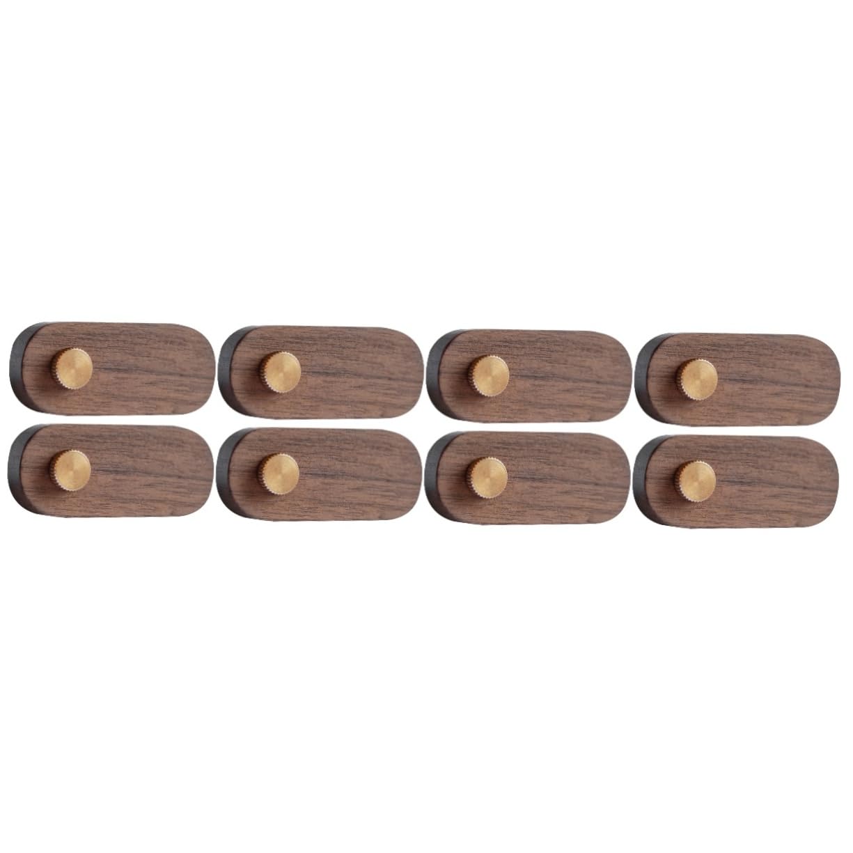 Gadpiparty 4 Set Cartellino Del in Legno Display In Piedi Vendita Per Piccolo Stand Porta Etichette Per Etichette Da Scaffale Espositore Per Cartellini Rame Caffè 2 Pezzi * 4