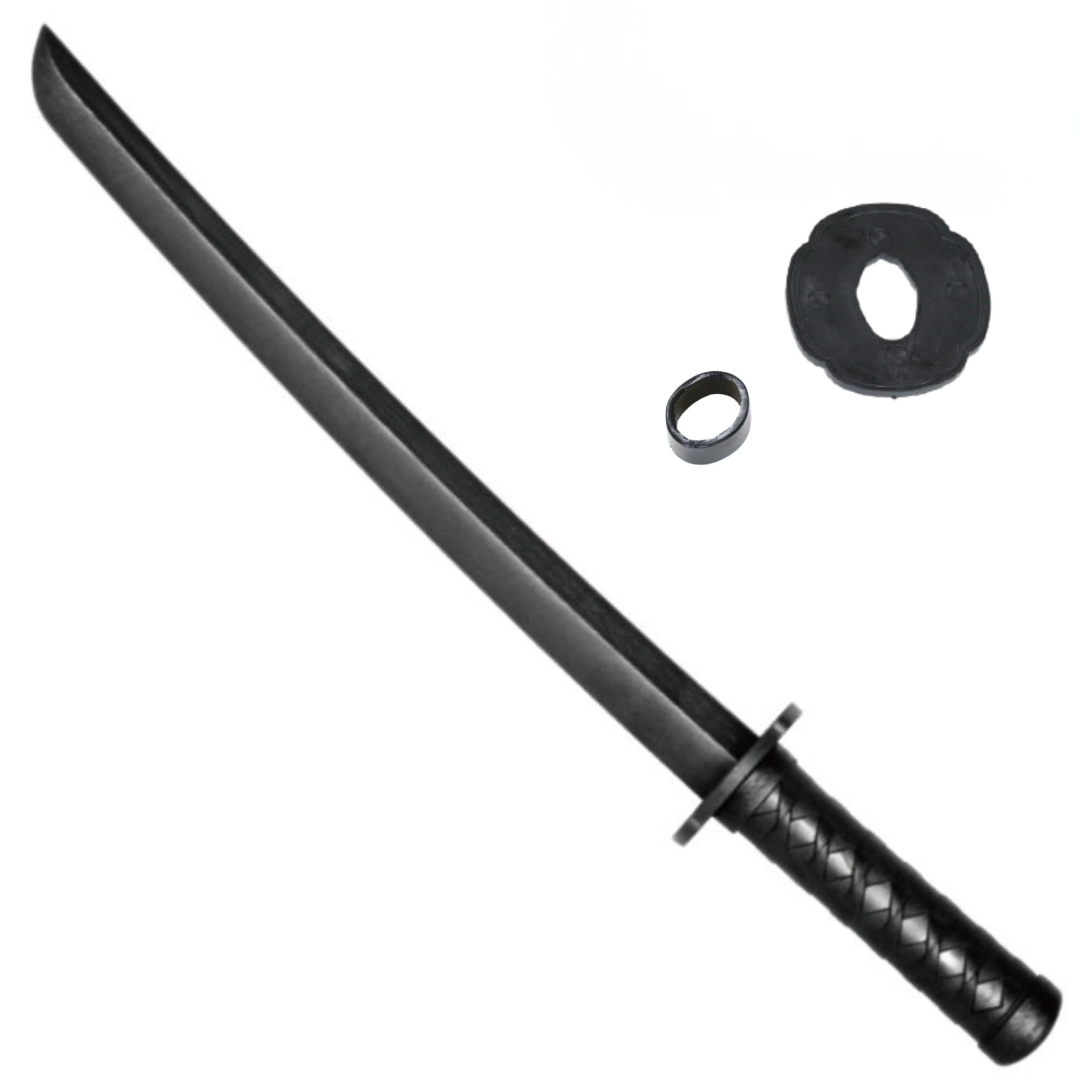Shoto aus Polypropylen mit Tsuba, für japanische Kampfkunst Iaido Kendo Kenjutsu Wakizashi Kodachi Aikido