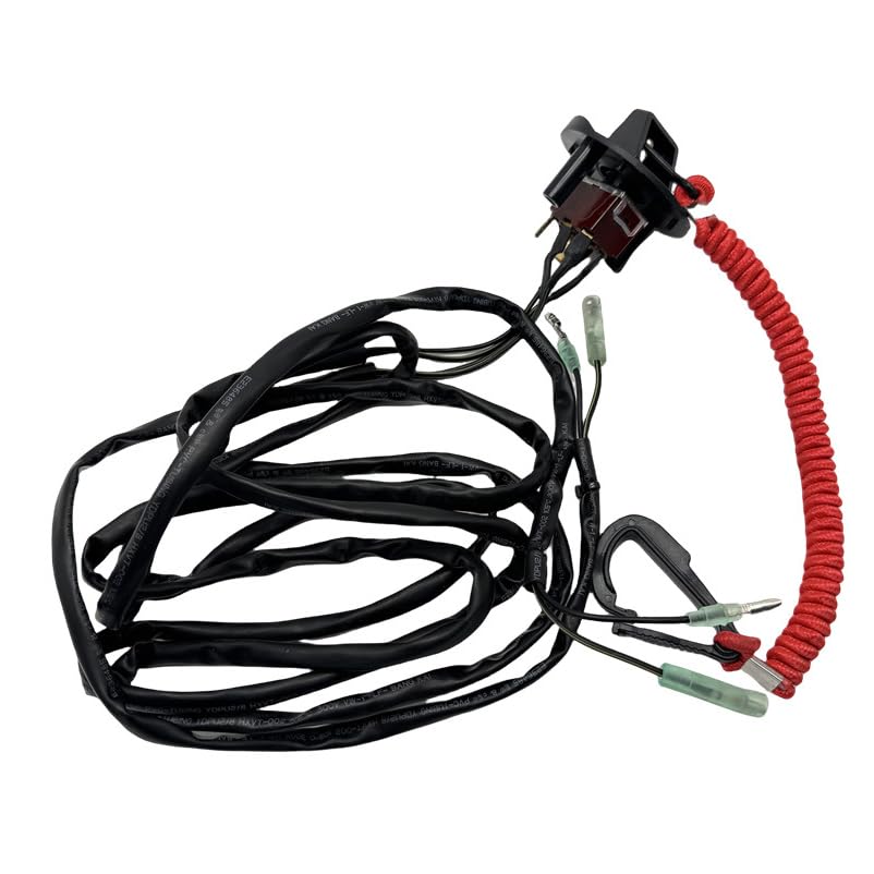 Replace OEM Kill Tether stop Switch Assembly 87-19674A1 for Mercury Outboard lanyard dual/twin