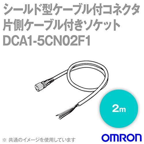 Cable IP67 Omron de 2 metros con terminales punteras resistente al agua