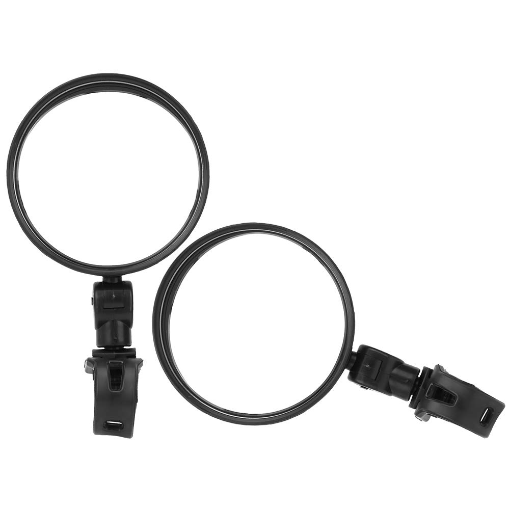 1 Pair Mirrors for Mobility Scooters Round Rearview Mirror 40 Mm Thread Cycle Mirror Safety Wide Angle Reflective Back Mirror Cycling Equipment for Bike Scooter