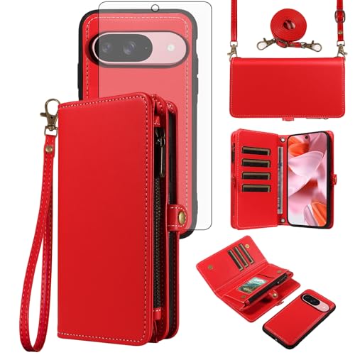 Coque Google Pixel 9 / Pixel 9 Pro CSYBYW008 UK1 Rouge housse de protection