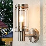 VIELSEITIG EINSETZBAR: Diese stilvolle LED Wandleuchte außen im modernen, eleganten Design spendet an Hof, Garageneinfahrt, Carport, Terrasse und Balkon bestes Licht. Auch als Gartenleuchte ein Highlight!