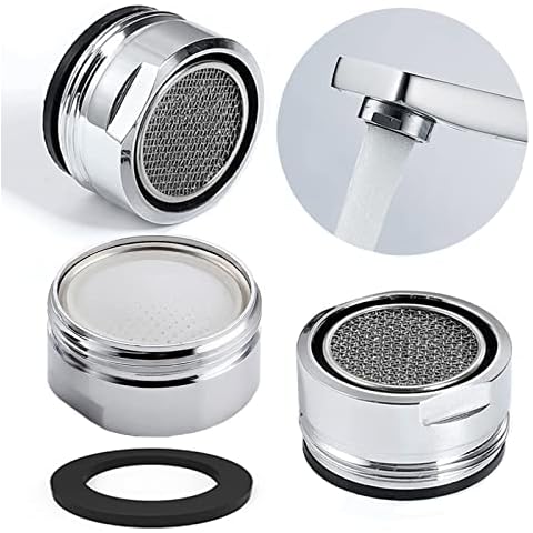 NASHRIO Strahlregler M24, 3 Stück Wasserhahn Sieb, Wasserhahn-Filterdüse, Wasserhahn-Luftsprudler, Ersatzteile, DIY, Küche, Bad Cover