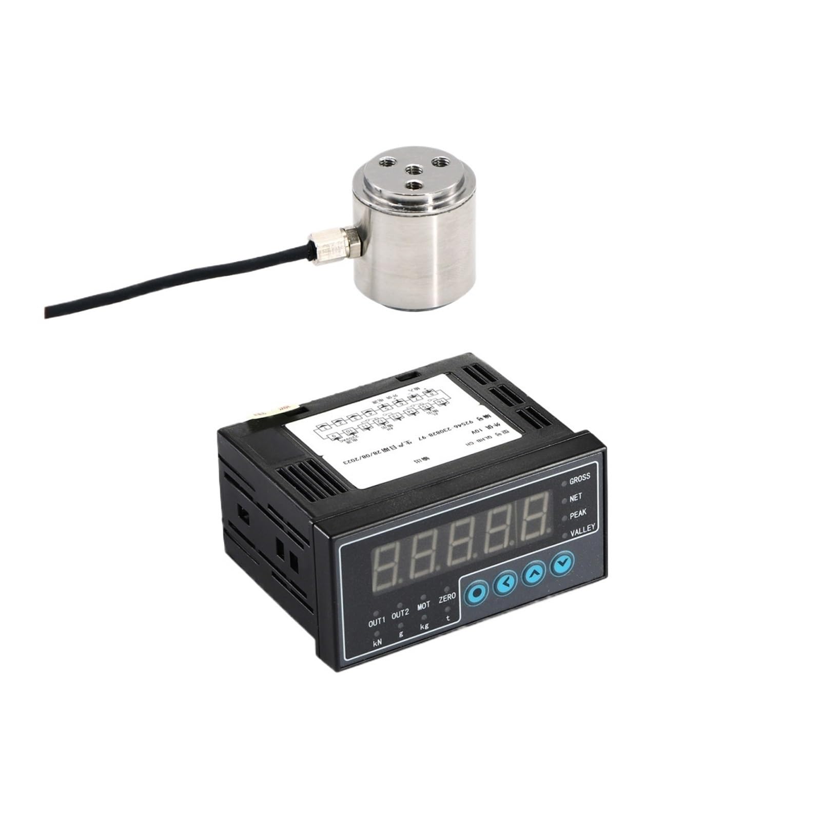 MXXDMOPD Indicator Display+Weighing Force Measurement Passion Sensor Column Pull Pressure(50KG)