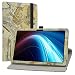 Produktbild LiuShan Kompatibel mit TECLAST P20HD / Winnovo P20 Rotating hülle, 360°rotierenden Standfunktion hülle für 10.1" TECLAST M40/M40 Pro/M40se / Blackview Tab 8/Tab 8E,Map White