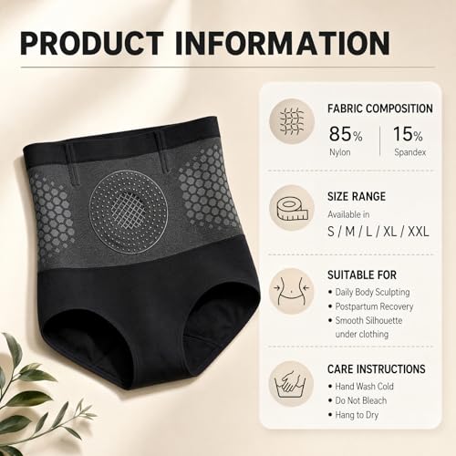 YOMOZEM Short Thermogène de Brûlure de Graisse, Short Brûleur de Graisse, Short de Brûlure de Graisse 4-en-1 Short Modelant avec Taille Haute Contrôle du Ventre Pour Femme Yoga Fitness et Quotidien – vue 6