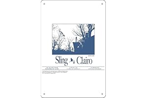 Clairo Sling Merch Poster Metal Tin Sign 12 X 8 Inch Retro...