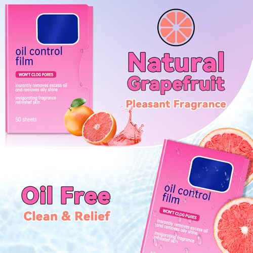 Image of 3 Packs Oil Blotting Sheets for Face (150 Sheets) - Oil Absorbing Blotting Papers for Oily Skin, Makeup-Friendly & Portable Oil Wipes