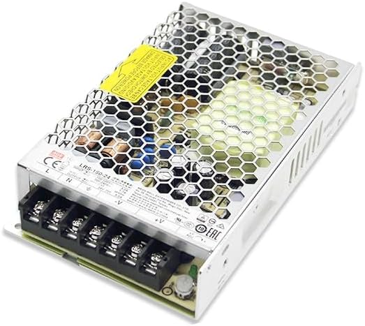 Mean Well LRS 150W Switching Power Supply， AC/DC Single Output LRS-150F-48 48V 3.3A Power Supply Driver Transformer for 3D Printer, Computer Project, LED Strip Light, CCTV, etc