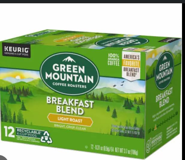Green Mountain. breakfast blend coffee roasters