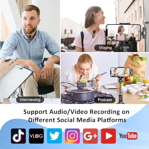 Maybesta Wireless Lavalier Microphone Review - Dual Bluetooth USB-C Lavalier Mics (Dark Black) Image 7