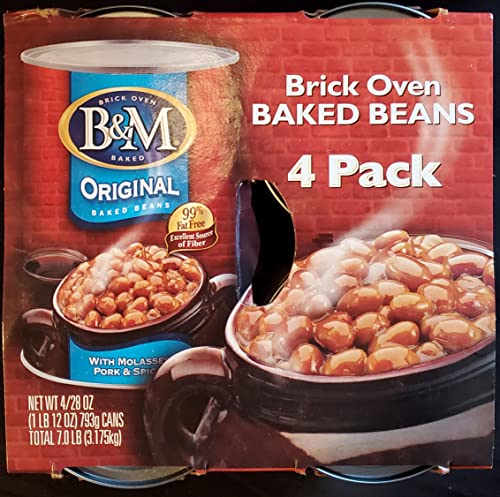 Image of B&M Original Baked Beans 28oz can (4 Pack)