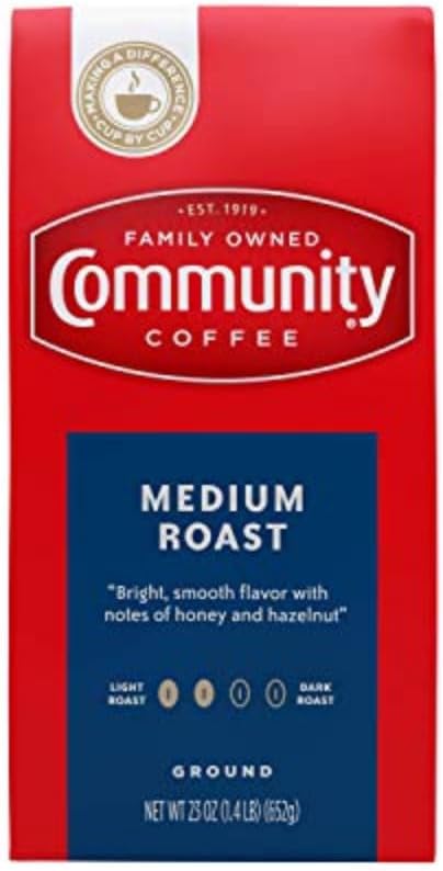 Medium Roast Ground Coffee, Vacuum Packed 23 Ounce Bag (Pack of 1)