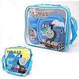 Thomas & Friends 3 Piece Thermal Lunch Bag Set Childrens Carrier Lunch Box with Bottle for School