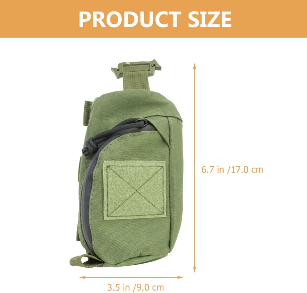 Compact Outdoor Shoulder Medicine Bag with Large Capacity, Lightweight Oxford Cloth Nursing Pouch Featuring down Shoulder Straps, for Camping and Hiking