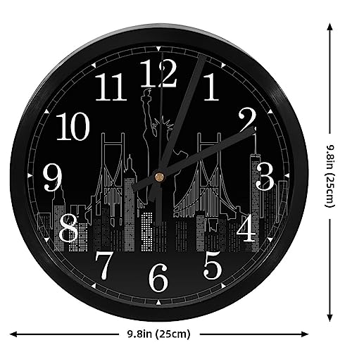 Horloge murale à quartz sans tic-tac pour une sérénité absolue à la maison - 5