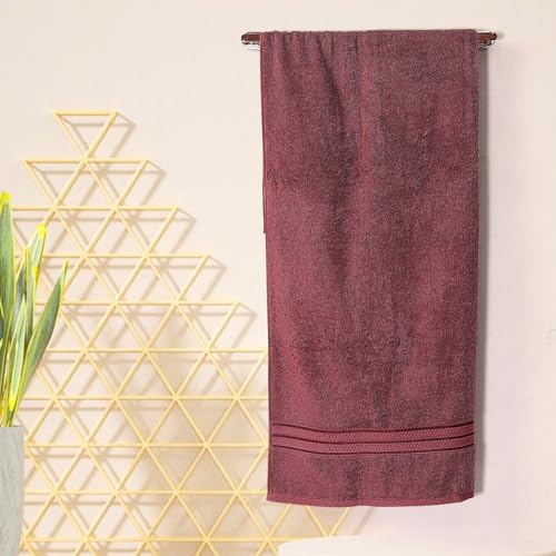 Image of Layers 100% Cotton Gym Towel | 380 GSM Quick Dry & Super Absorbent | Soft, Fade Resistant & Long Lasting | Gym, Yoga, Sports, Travel & Pool | 1 Piece for Men & Women | 50 x 100 cm - Brown