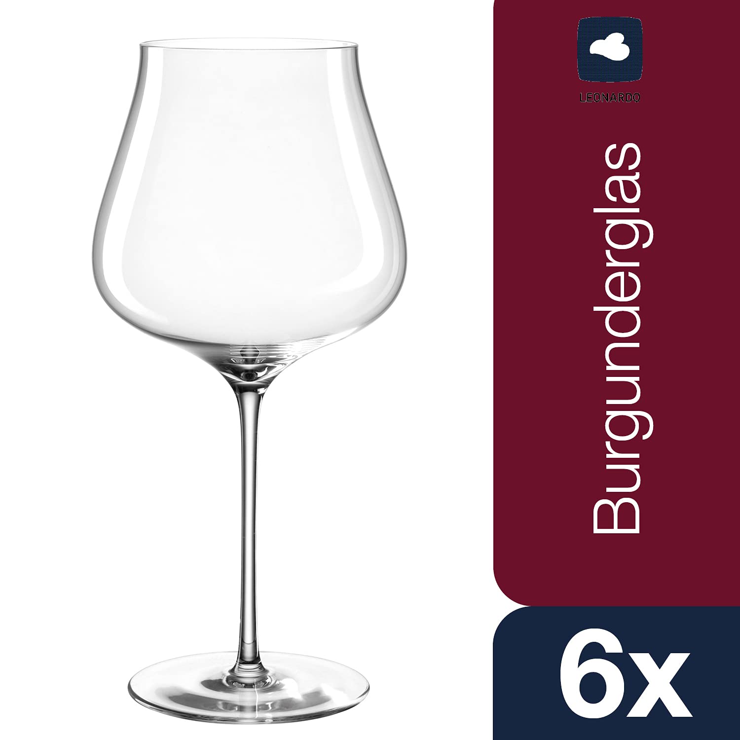 LEONARDO HOME Brunelli-Copa de Vino (770 ml, 6 Unidades), Cristal, Transparente