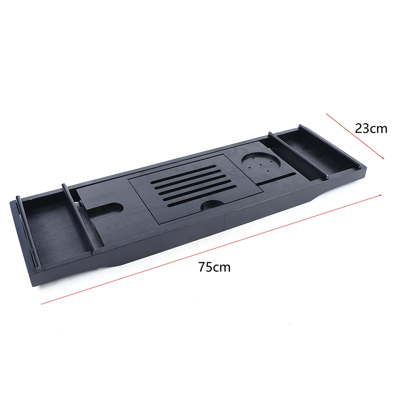 Bandeja plegable para bañera, bandeja de bambú para bañera, accesorio de baño, bandeja para bañera, bandeja de 75-110