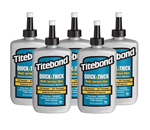Image of Titebond 2403 Wood Molding Glue, Clear,8-Ounces (Pack of 5)