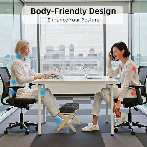 Foot-Rest-for-Under-Desk-at-Work-Wooden-Under-Desk-Footrest-with-Non-Slip-Rubber-Stepping-Surface-Ergonomic-Foot-Stools-for-Under-Office-Desk-Enhances-Posture-Home-Office-Gaming-Pine