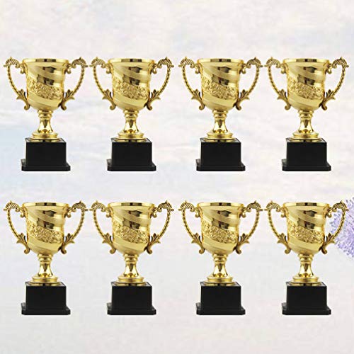 BESPORTBLE, 8 peças de troféus de troféus para crianças, competição, competição, primeiro lugar, prê
