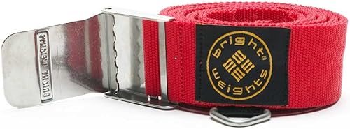 Miniatura 5 de Cinturón y hebilla de peso brillante