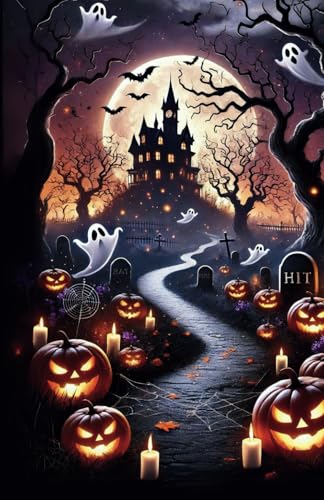 Halloween Notebook: A spooky-themed 120 Pages, lined notebook perfect for capturing your eerie ideas, and hauntingly good plans
