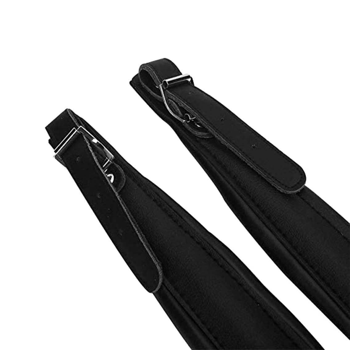 Sangles D'accordéon Carrosses De Piano Rembourrées Bandes En Cuir Bandes Basses Basses En Cuir Pu Réglable Bretelles Universal Bretelles Courroie 2pcs