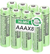 OSIM 8Pack BK-40AAABU Ni-MH AAA Rechargeable Batteries 400mah 1.2V AAA NI-MH Rechargeable Batteri...