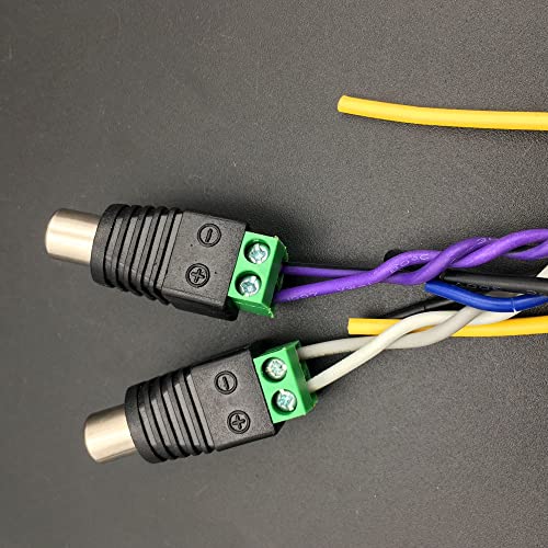 Anyqinsog 10-Pin Power Ground Remote Wire Speaker High Level Input - View #6