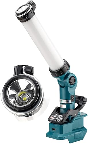 Luz de trabajo LED inalámbrica para batería de litio Makita de 144 V-18 V iluminación de 360 linterna multifunción para reparación de automóviles