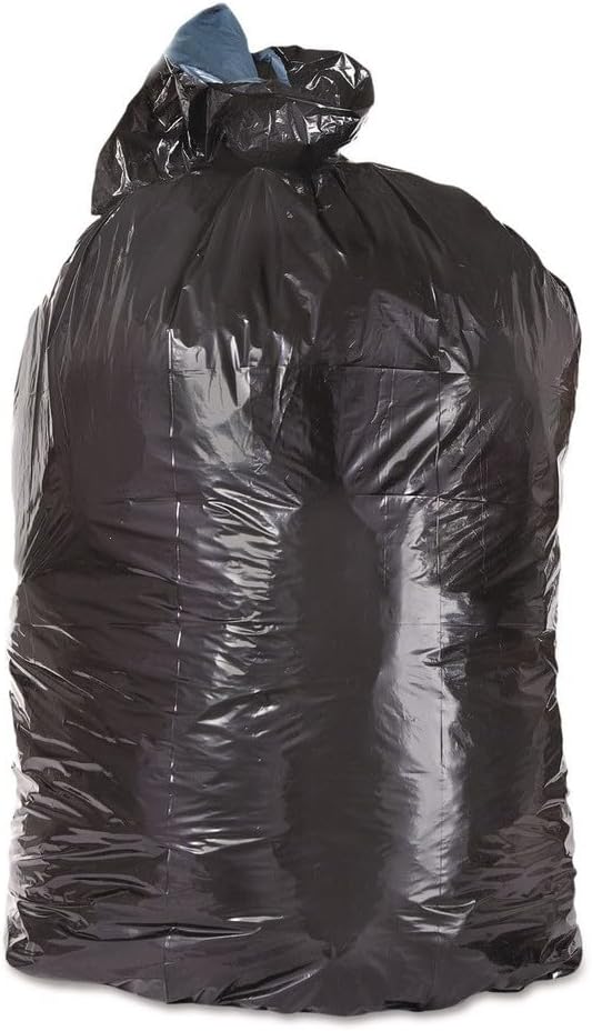 For Trinity Plastics ML2423 24" x 23" 10 gal Low-Density Can Liners - Blk 500/CT Model-C8P8-9359
