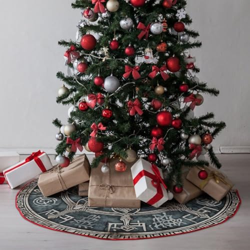 Tapete para árbol de Navidad grande Helm of Awe: calidez en tu hogar 8