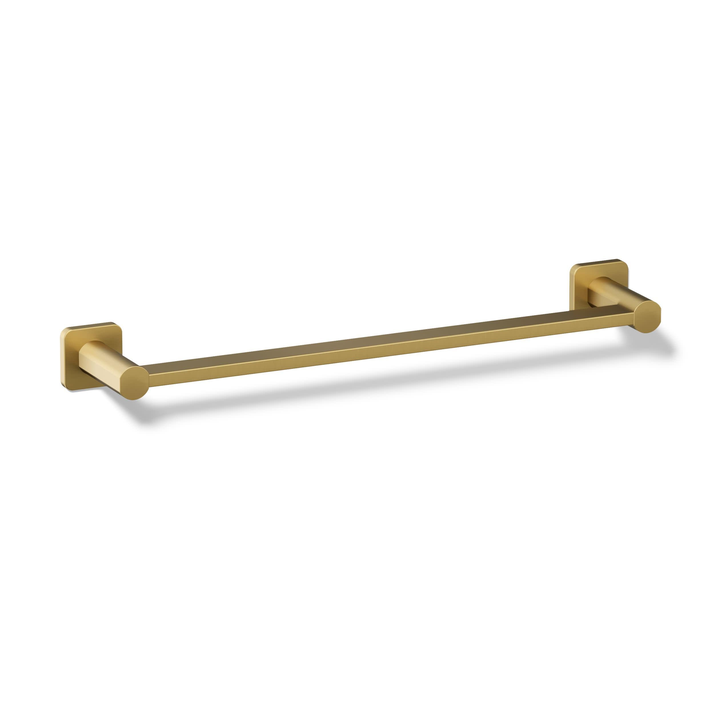 Kohler 23524-2MB - Toallero Paralelo de 18 Pulgadas, toallero, Soporte para Toallas, latón Cepillado Vibrante Moderno