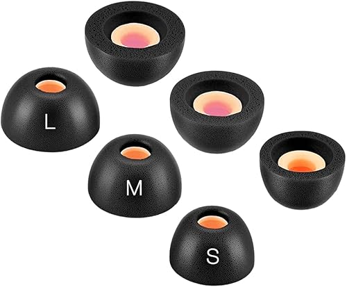 TENNMAK Orejeras de espuma viscoelástica compatibles con Samsung Galaxy Buds 2 y Soundcore de Anker Life A1 A2 P2 Mini P3 A3i VR P10 Space A40 y JBL