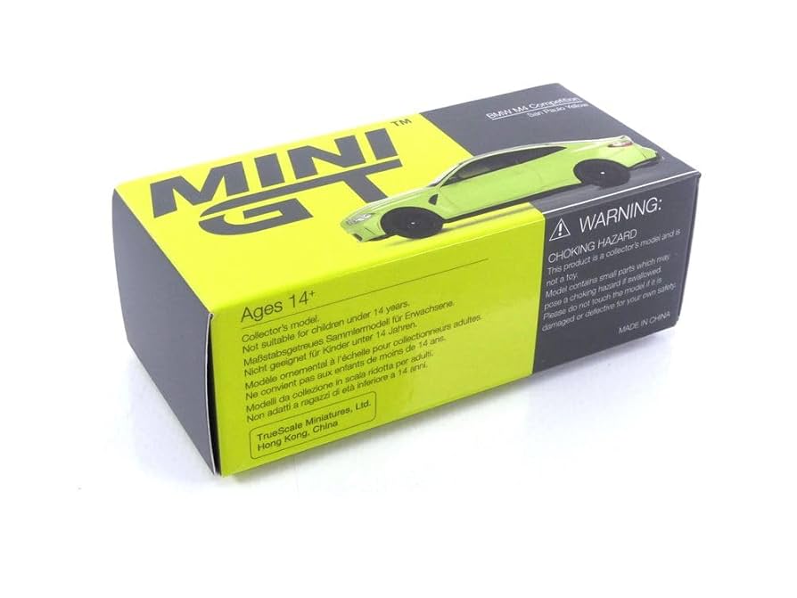 ミニカー MINI GT BMW M4 Competition San Paulo 468 Mini GT 1:64 BMW M4 Competition (G82) San Paulo Yellow #468