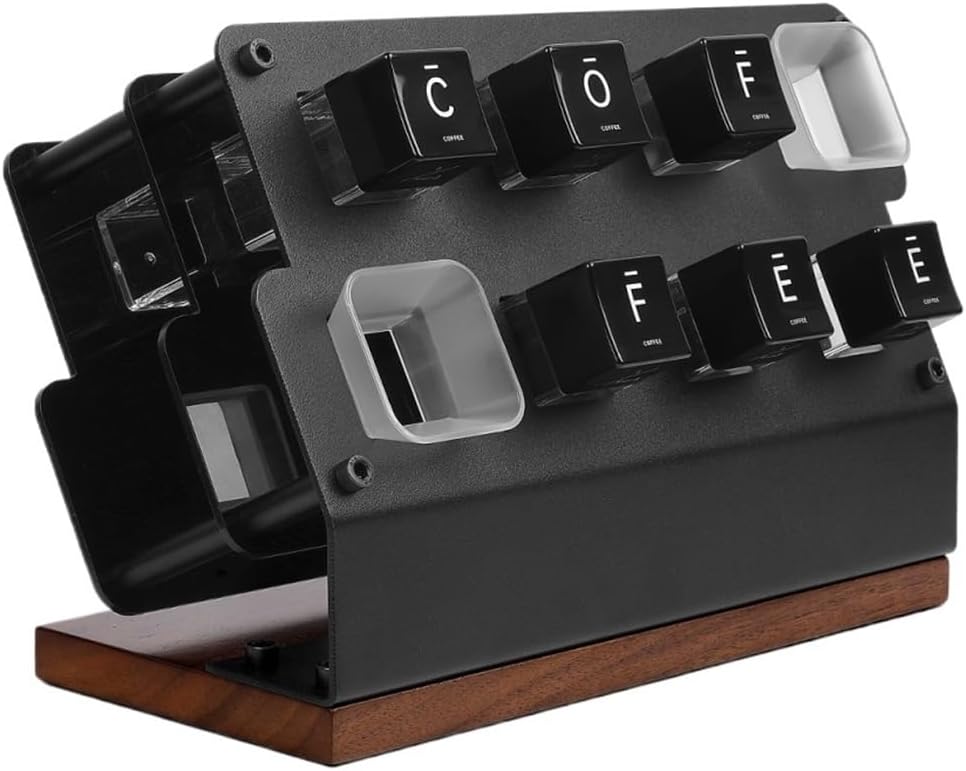 Suitable for coffee bean storage tube V2, single dose, with 6 hoppers and exhaust valve