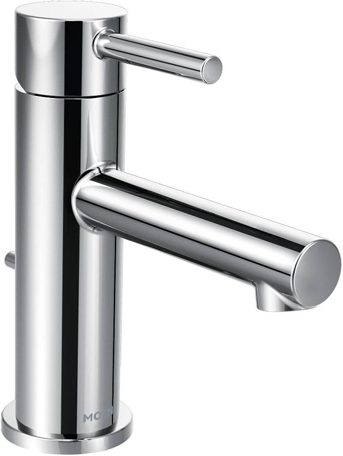Moen 6190 Align One-Handle Modern Bathroom Faucet with Drain Assembly ...