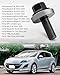 Crankshaft Pulley Bolt Fit for Mazda 3 BL BK, MPV LW, Tribute ZB EP, Replacement LF0111406 LF01-11-406