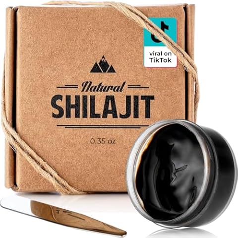 NATURAL SHILAJIT Resin - Shilajit for Men & Women with Fulvic Acid & Trace Minerals, Plant Based Nutrients for Energy, Immune Support & Vitality Resin Cover