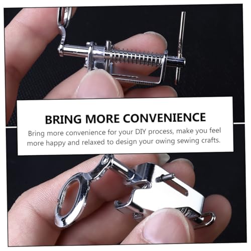 Set 3 Pies Prensatelas Metal Bajo Para Máquina De Coser miniatura 4
